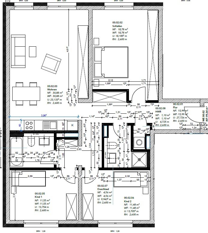 VERMIETET: Traumhafte 4-Raumwohnung ** Terrasse ** Einbauküche ** Tiefgarage