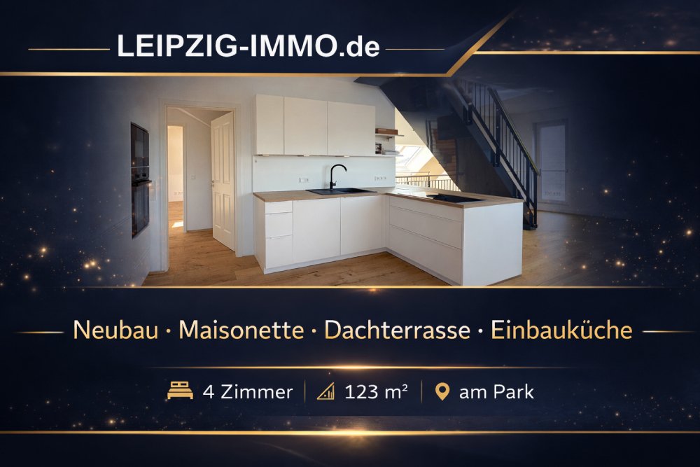** Wohntraum mit Fernblick ** Dachgeschoss-Maisonette mit Dachterrasse ** Einbauküche ** 2 Bäder ** Lift ** Parkett