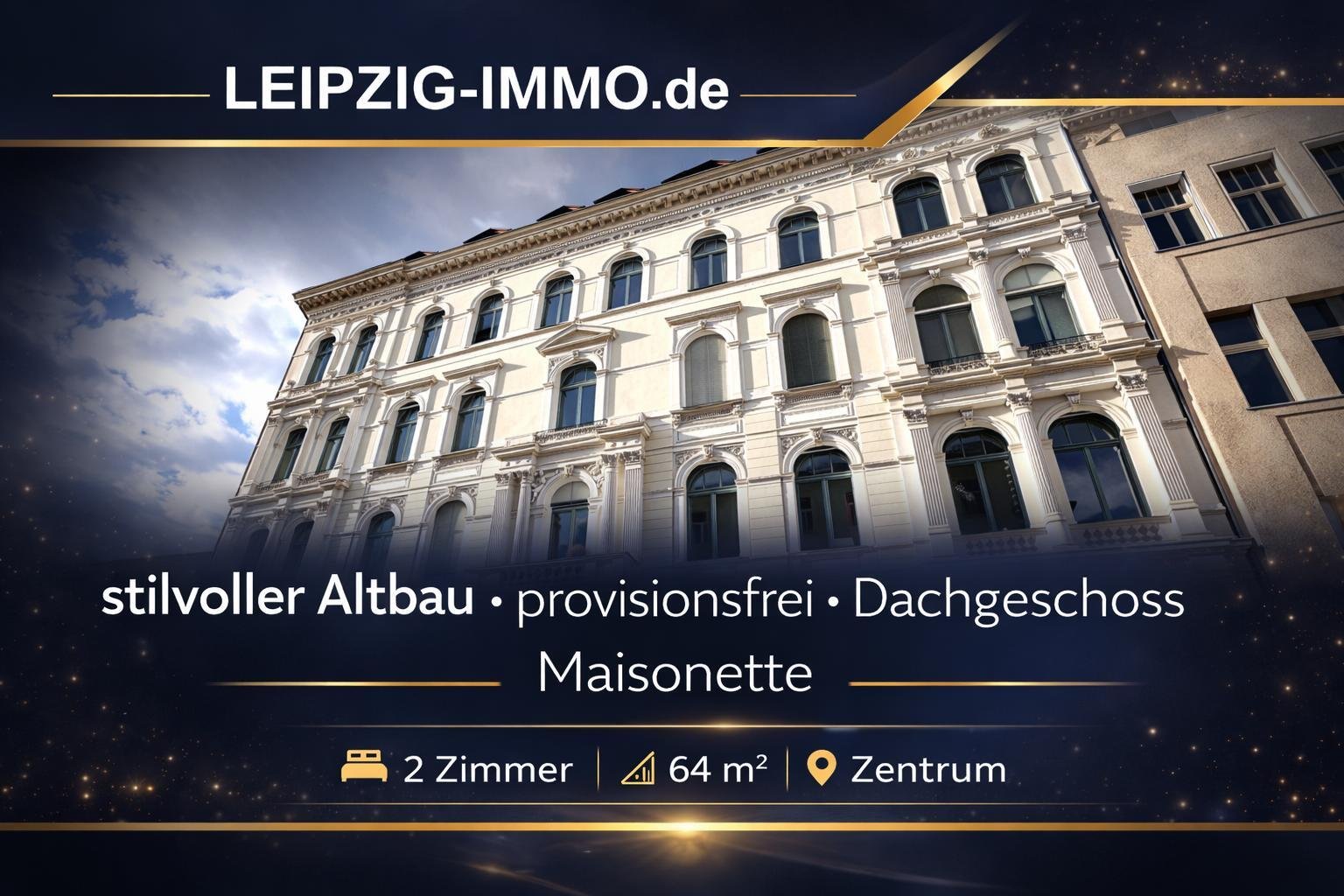 VERKAUFT: Provisionsfrei ** Citylage ** DG-Maisonette ** EBK ** Lift 