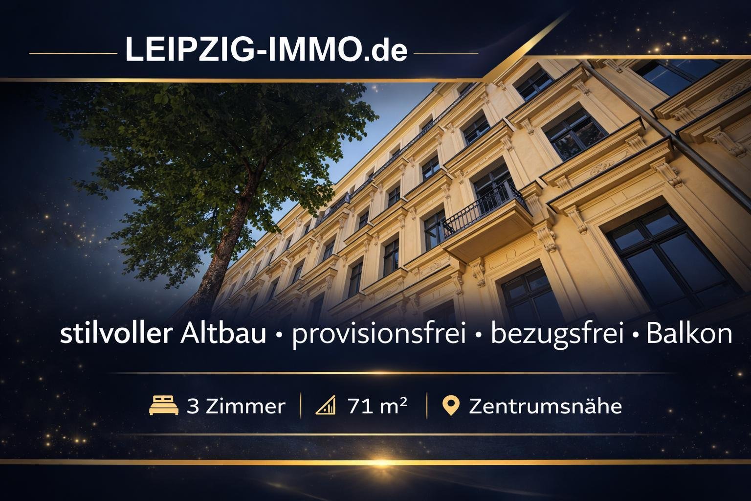 VERKAUFT: Seltene Gelegenheit ** bezugsfreie und provisionsfreie, hochwertige 3-Raumwohnung ** Parkett ** Balkon ** Lift 