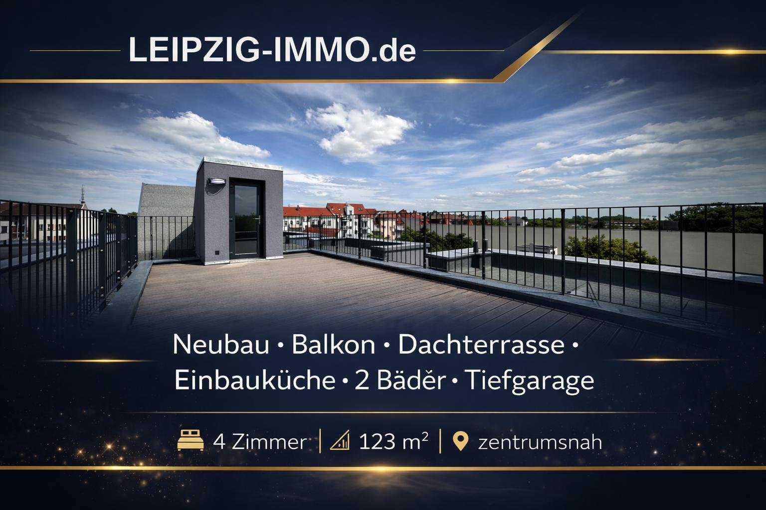 VERMIETET: ** große Dachterrasse ** großer Balkon * EBK * TG-Stellplatz