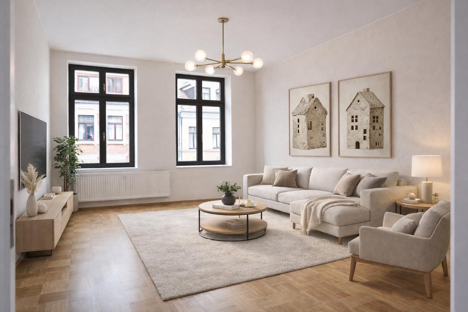 provisionsfreie und sehr gut vermietete ETW in Plagwitz ** Parkett ** Balkon ** TLB mit Du+Wa **