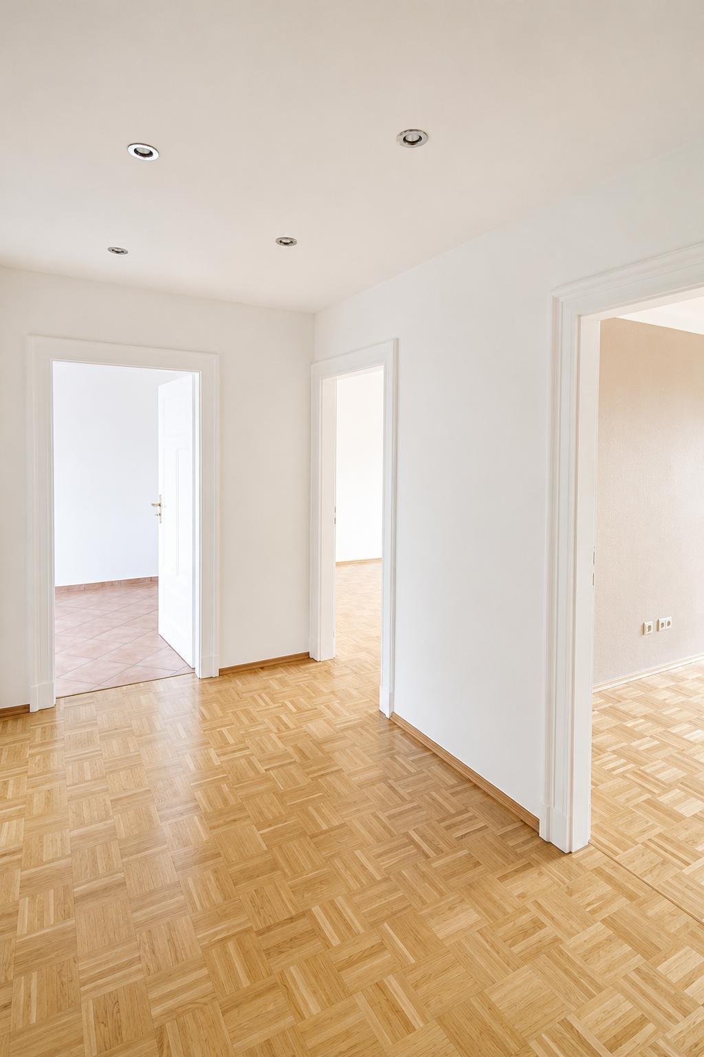 ** Wohnen in Zentrumsnähe ** Dachloggia * Parkett * Tageslichtbad * Garten * ab 01.05.2026
