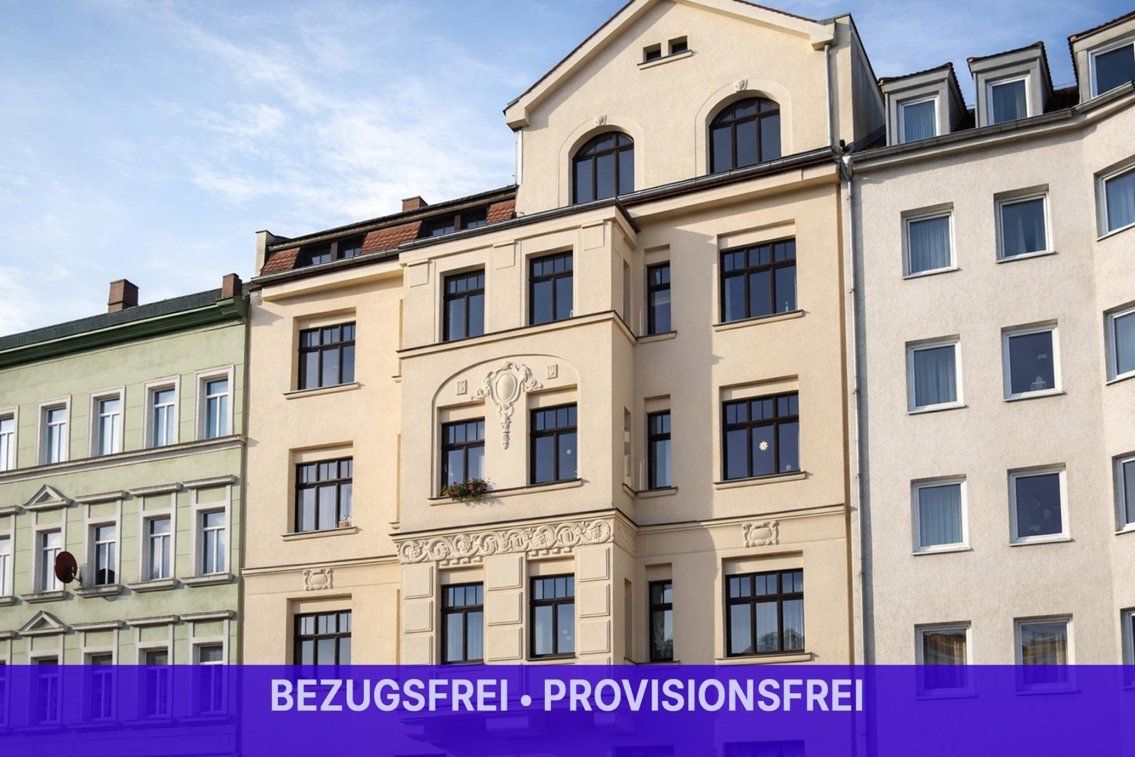 Familienwohnung in GOHLIS • BEZUGSFREI • PROVISIONSFREI • 3 ZKB • BALKON 