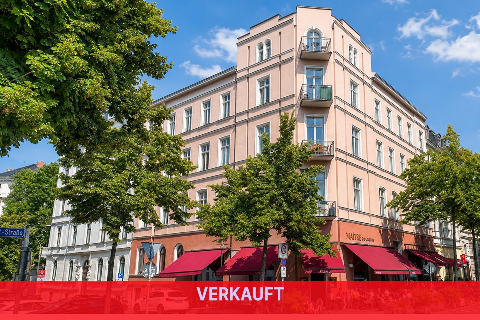 VERKAUFT ** Stylische Wohnung in der Südvorstadt * 2 Zimmer mit Südbalkon * provisionsfrei 