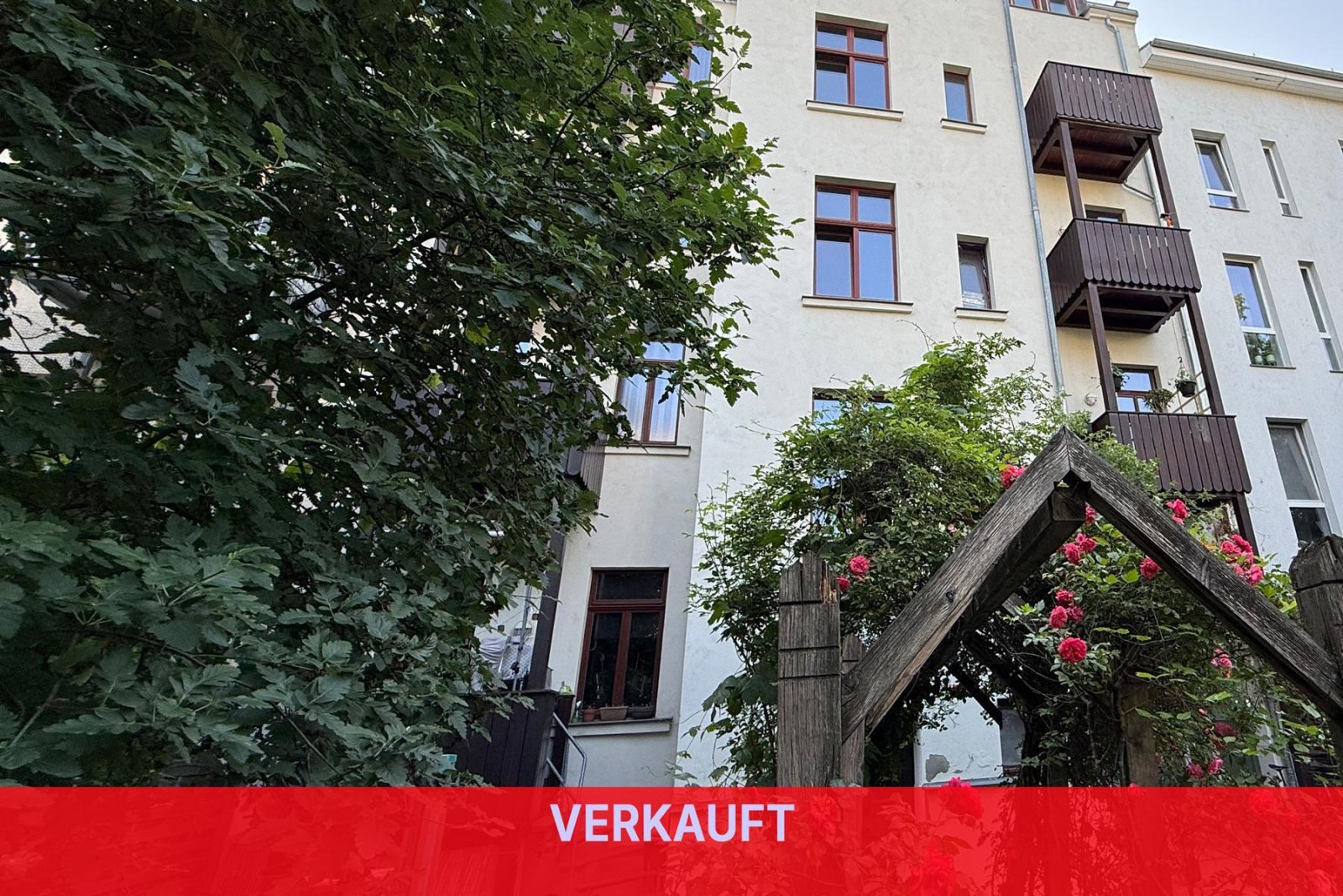 VERKAUFT: provisionsfreie und sehr gut vermietete ETW in Plagwitz ** Parkett ** Balkon ** TLB mit Du+Wa ** 