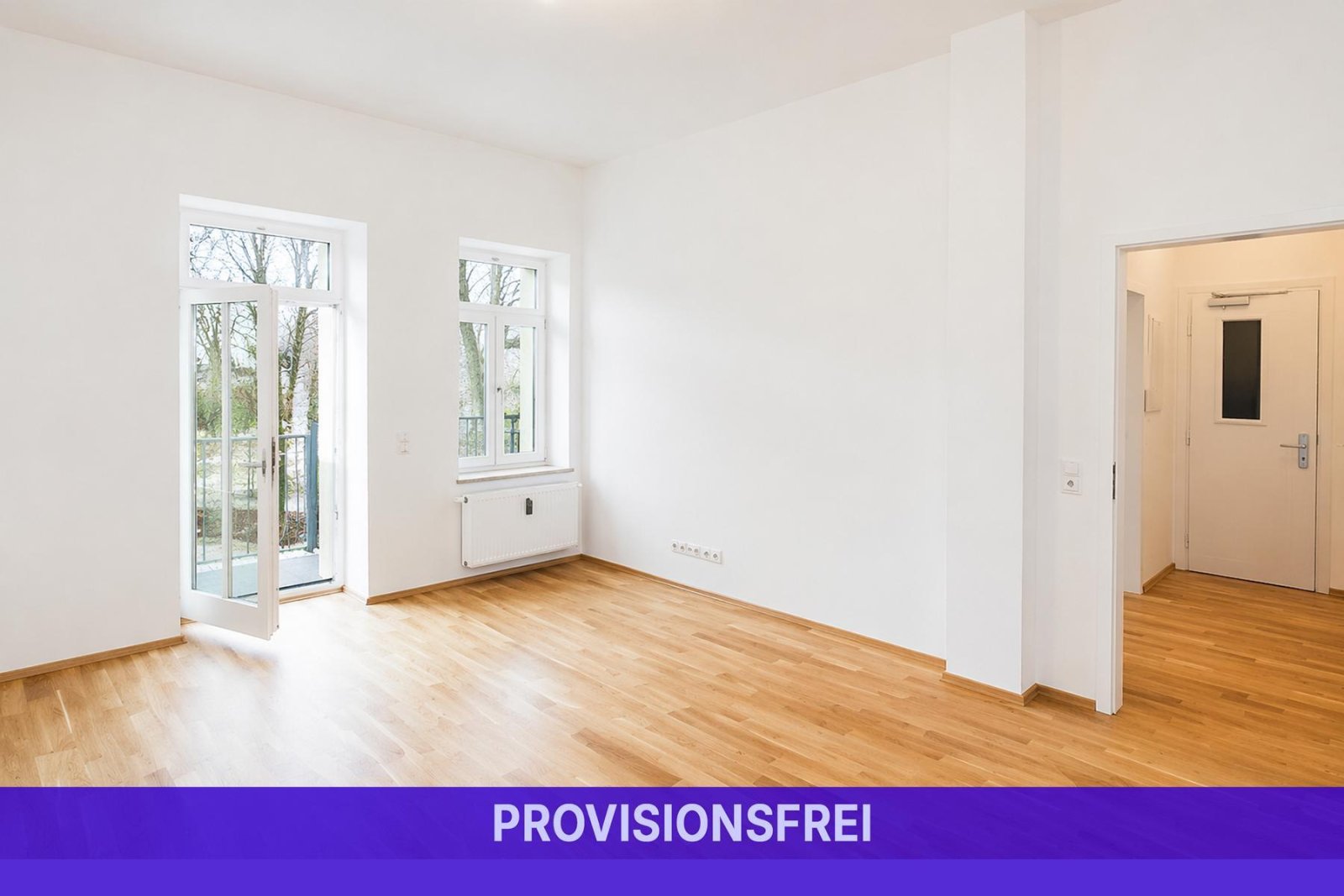 PROVISIONSFREI ** Edle 2-Raumwohnung im stilvollen Altbau ** Parkett ** Südwest-Balkon ** Tageslichtbad mit Wanne und Dusche 