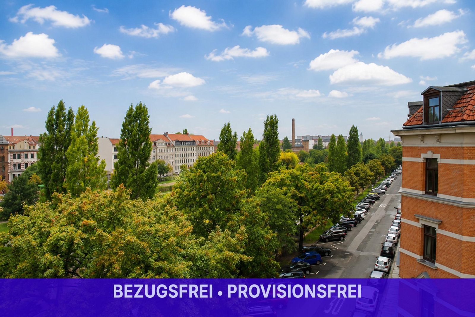 Bezugsfrei • provisionsfrei für den Käufer • Wohnen direkt am Lene-Voigt-Park 