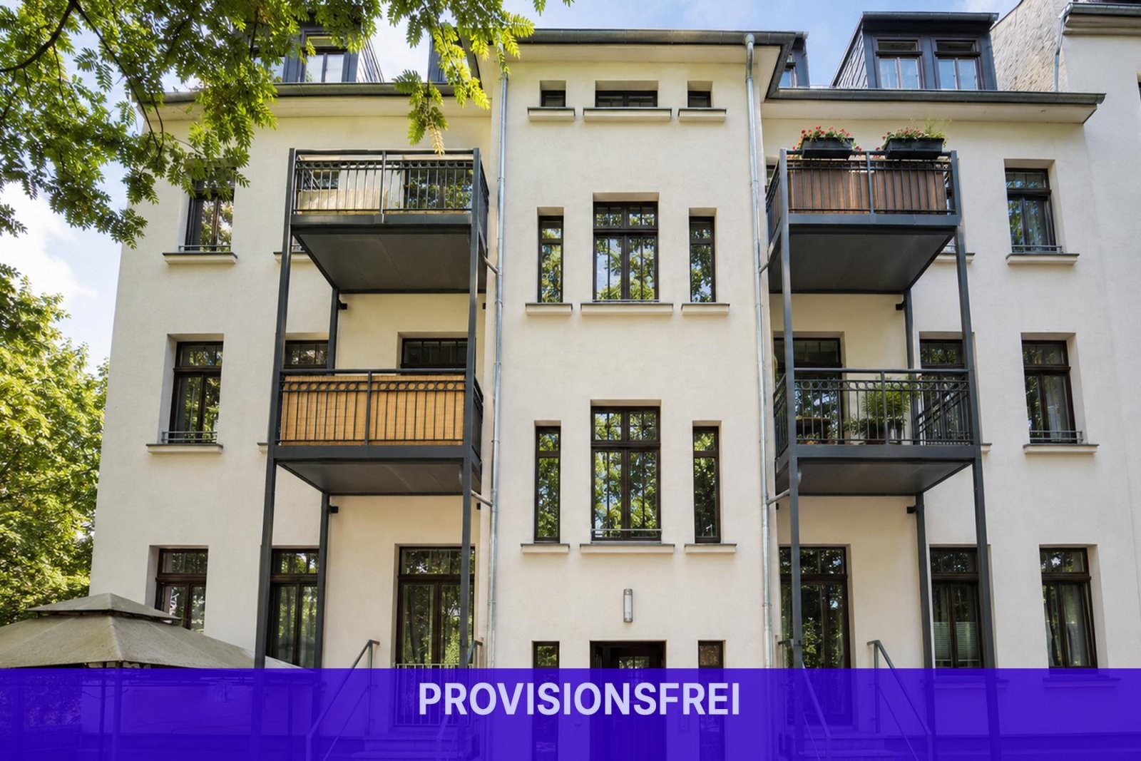 *Seltene Gelegenheit in der Südvorstadt* provisionsfreie 3-Raumwohnung * 2 Balkone * Parkett * ruhige Lage