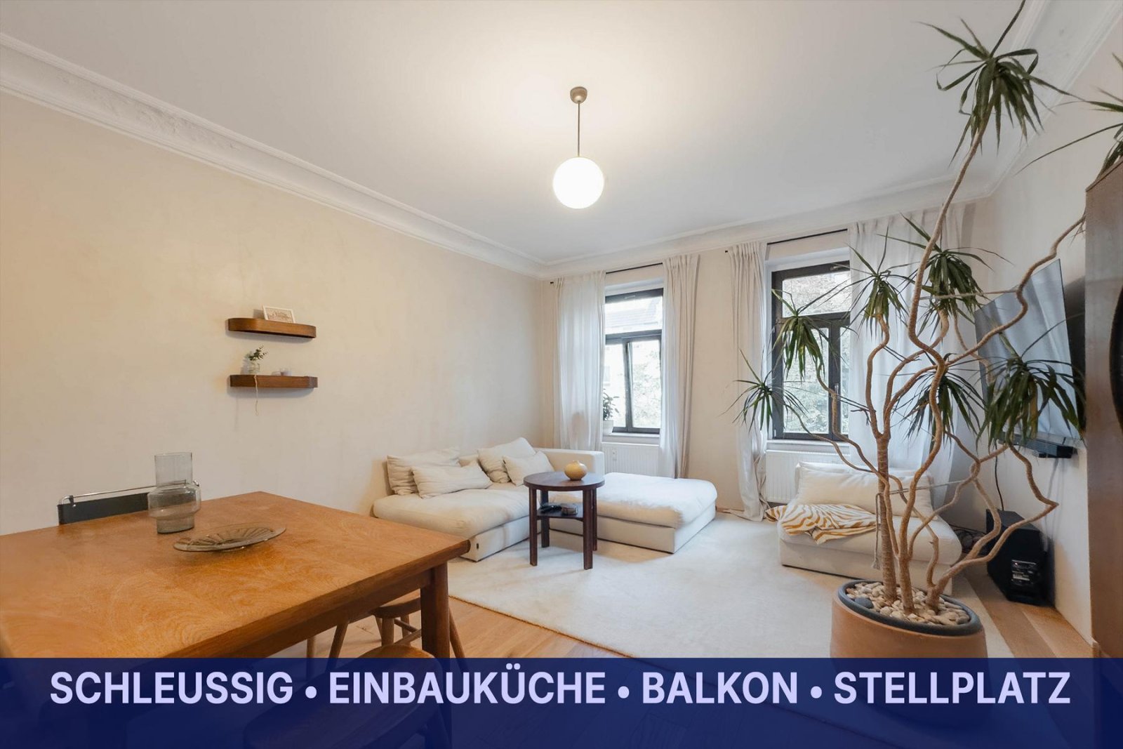 Schleußig * 3 ZKB * Balkon * Stuck * TLB * EBK * Stellplatz