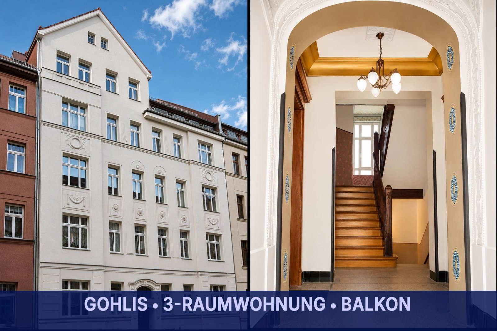 ** Familienwohnung in ruhiger Lage ** Gohlis ** 3 Zimmer ** Balkon ** Parknähe ** ruhige Seitenstraße ** Tageslichtbad **