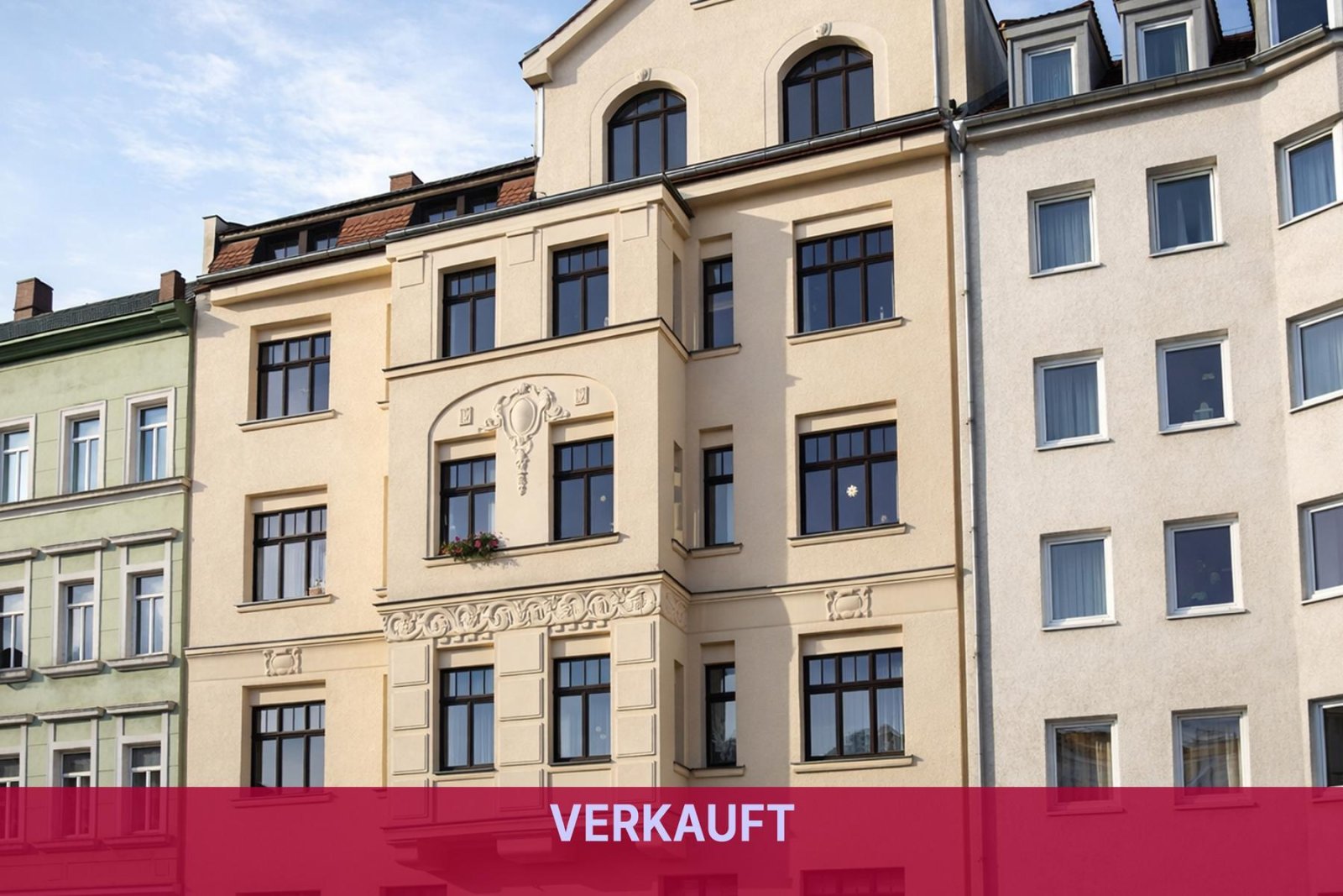 VERKAUFT: Familienwohnung in GOHLIS • BEZUGSFREI • PROVISIONSFREI • 3 ZKB • BALKON