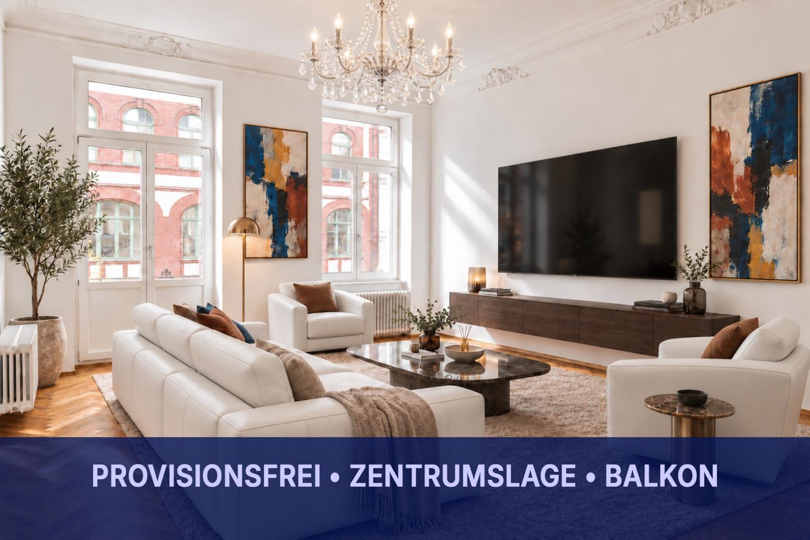 Zentrum * provisionsfrei * stilvolle Maisonette * Stuck * Parkett * Balkon