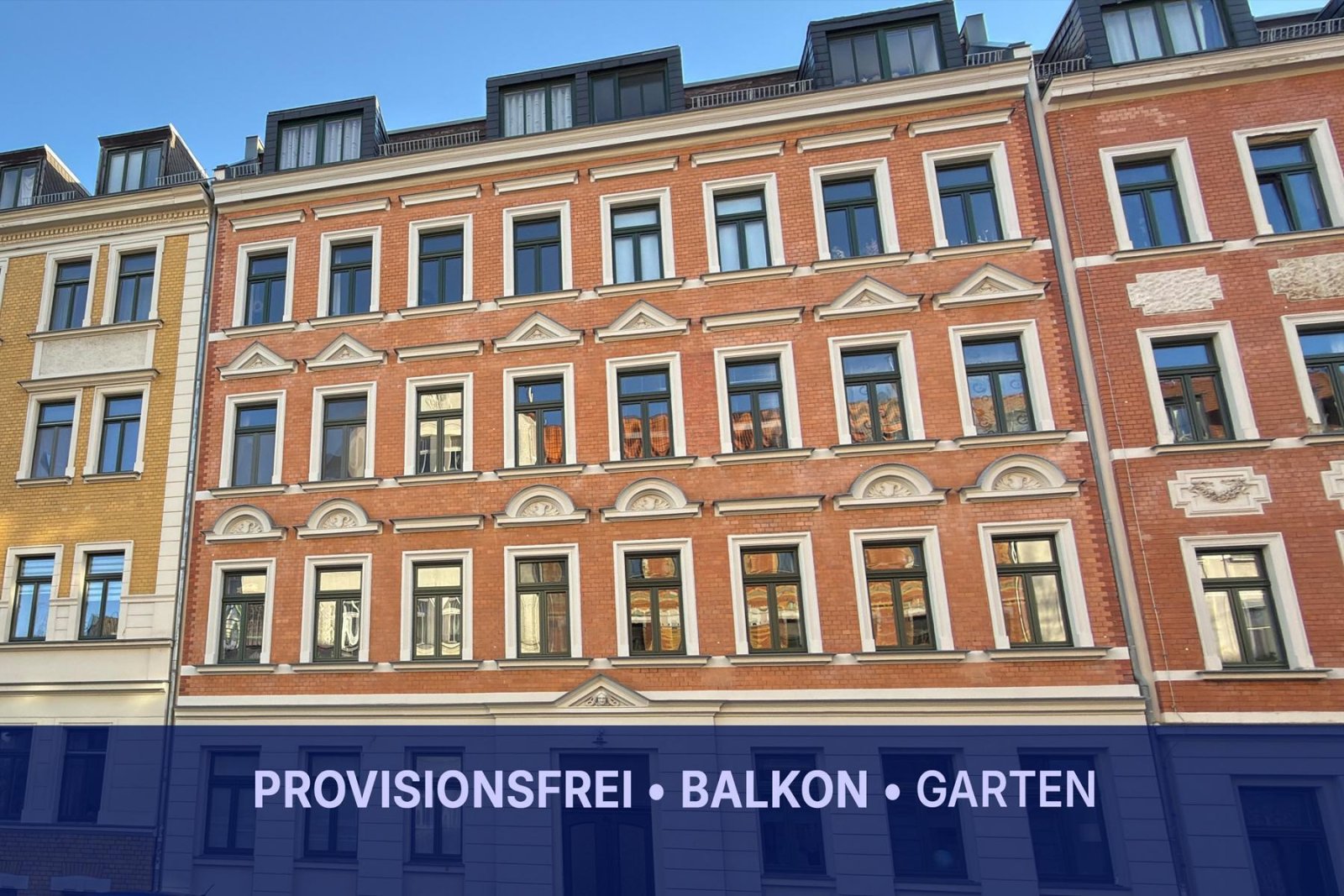 Provisionsfreie 2-Raumwohnung mit Balkon in Gohlis 