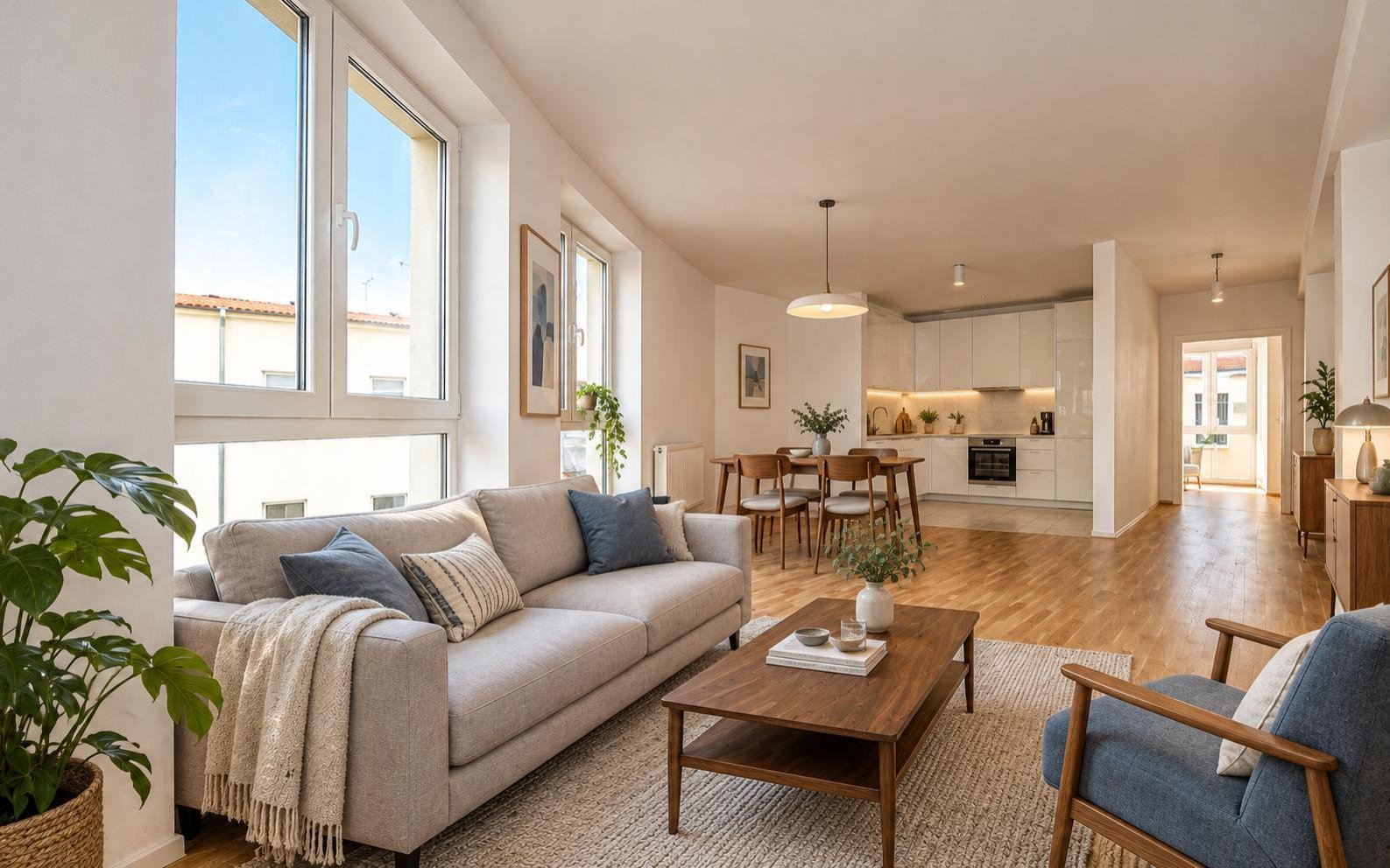 Provisionsfrei • familienfreundliche ETW • hochwertig saniert • Parkett • Balkon