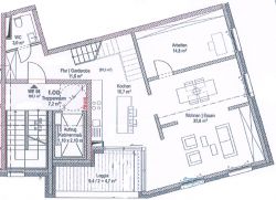 Grundriss WE 6 untere Etage