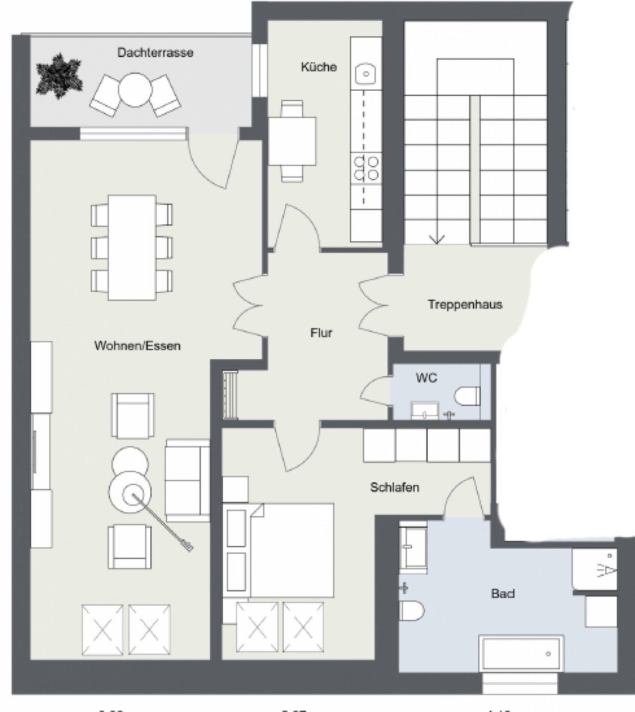Hinweis: Inzwischen 3 Zimmer Hinweis: Inzwischen 3 Zimmer