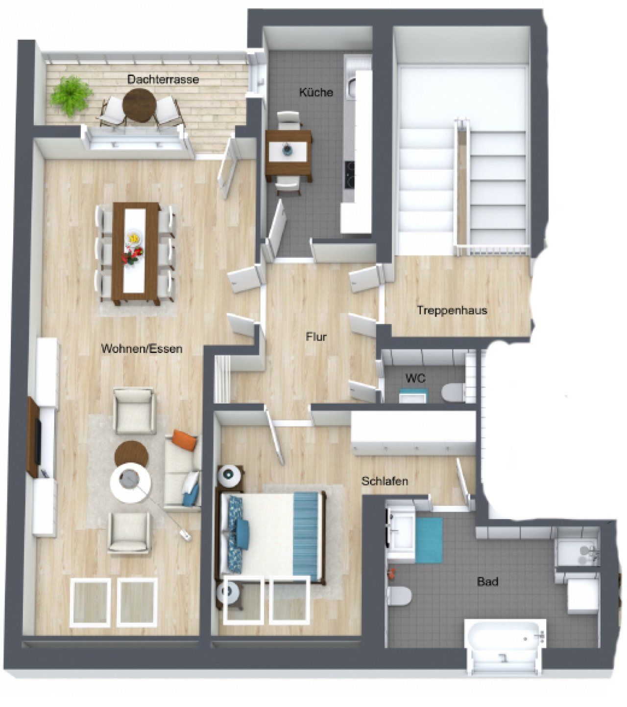 Hinweis: Inzwischen 3 Zimmer Hinweis: Inzwischen 3 Zimmer