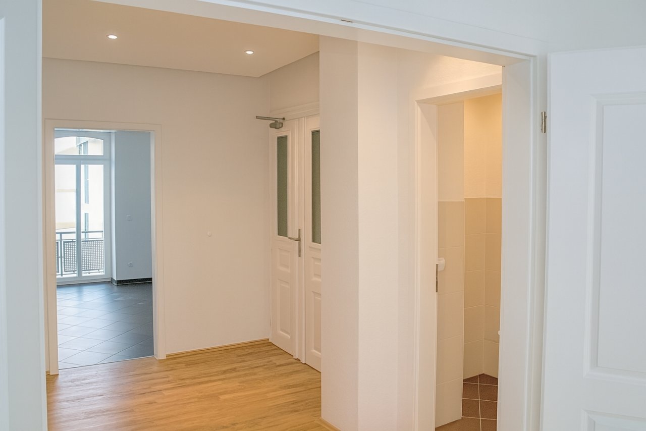 Blick vom Schlafzimmer