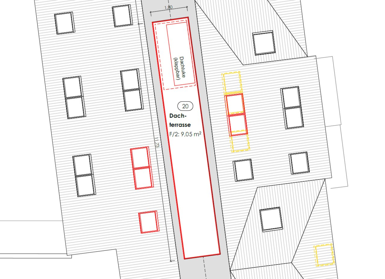 Terrassengrundriss Terrassengrundriss