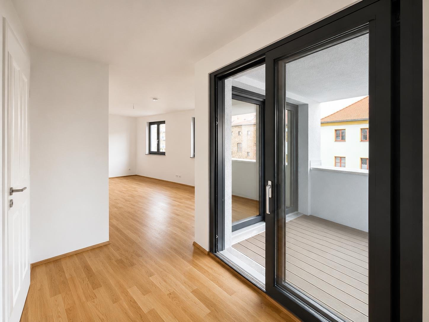 Schlafzimmer mit Balkonzugang Schlafzimmer mit Balkonzugang