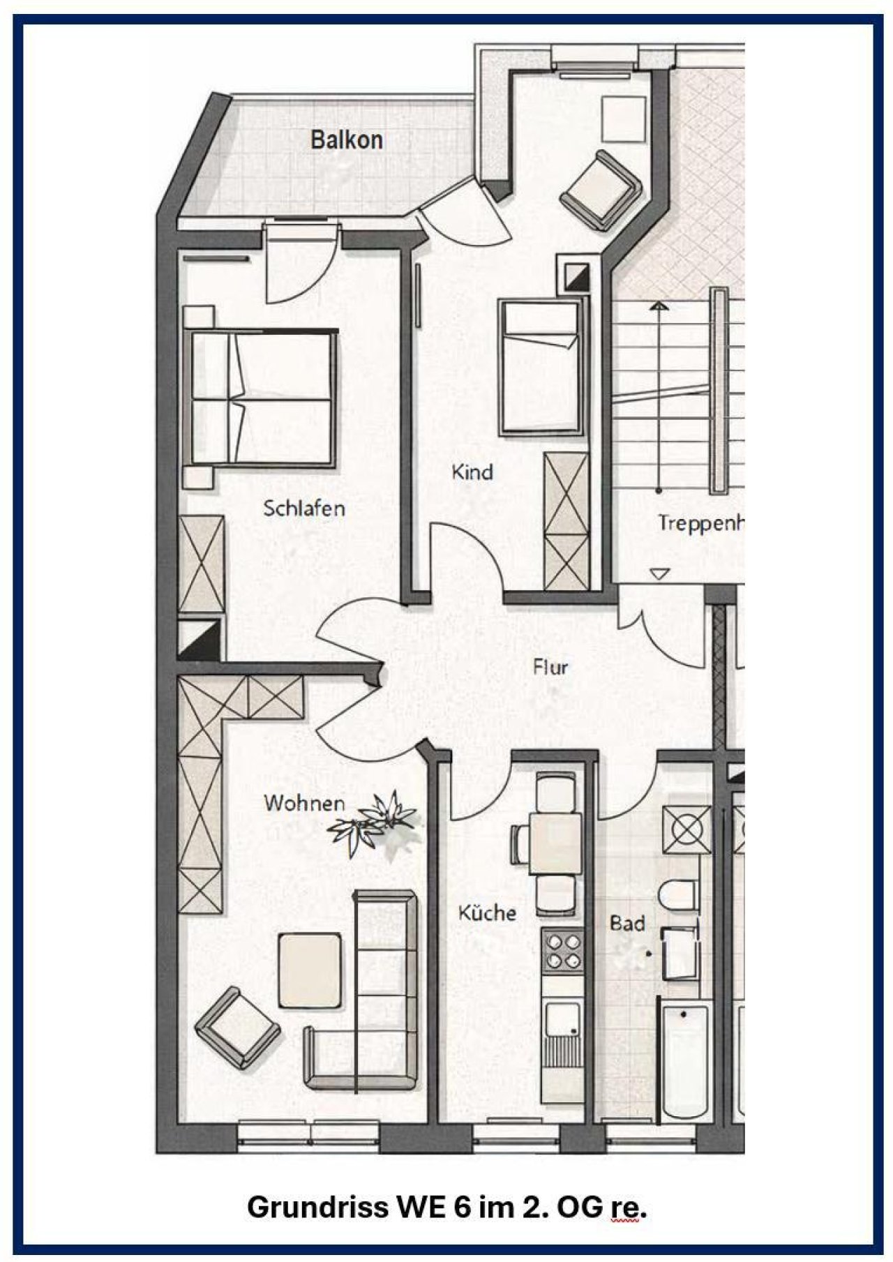 Grundriss WE 6 Grundriss WE 6