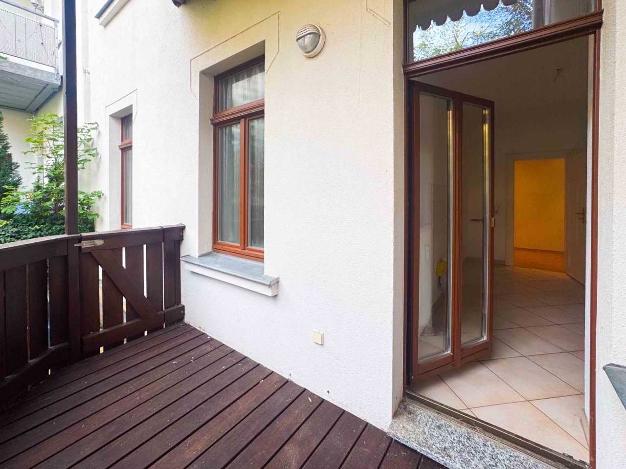 Balkon m. Gartenzugang Balkon m. Gartenzugang